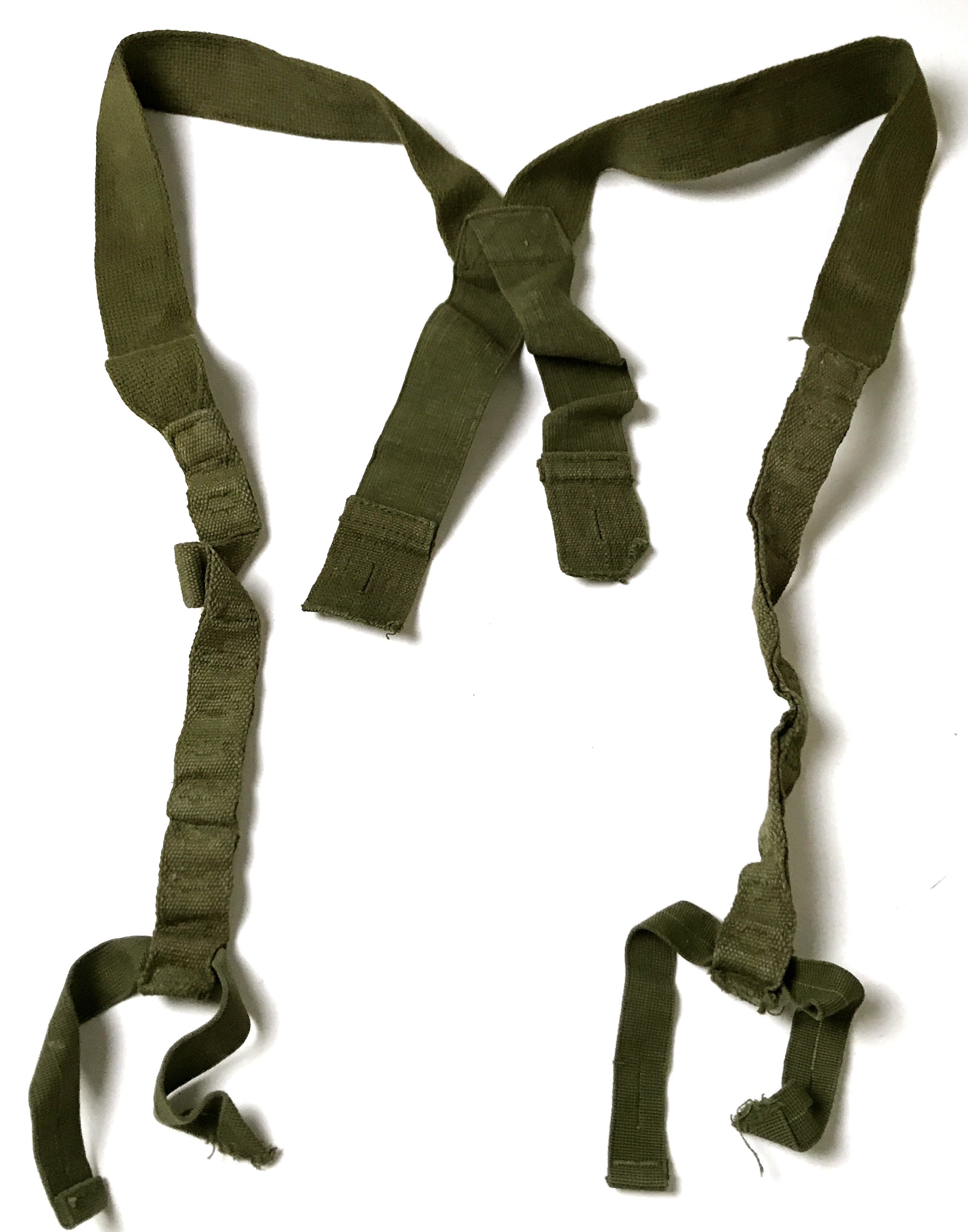 Original Wwii Us M43 Od Trousers Suspenders New Old Stock Man The Line 4937