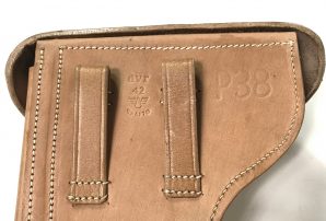 P38 PISTOL HOLSTER-NATURAL LEATHER