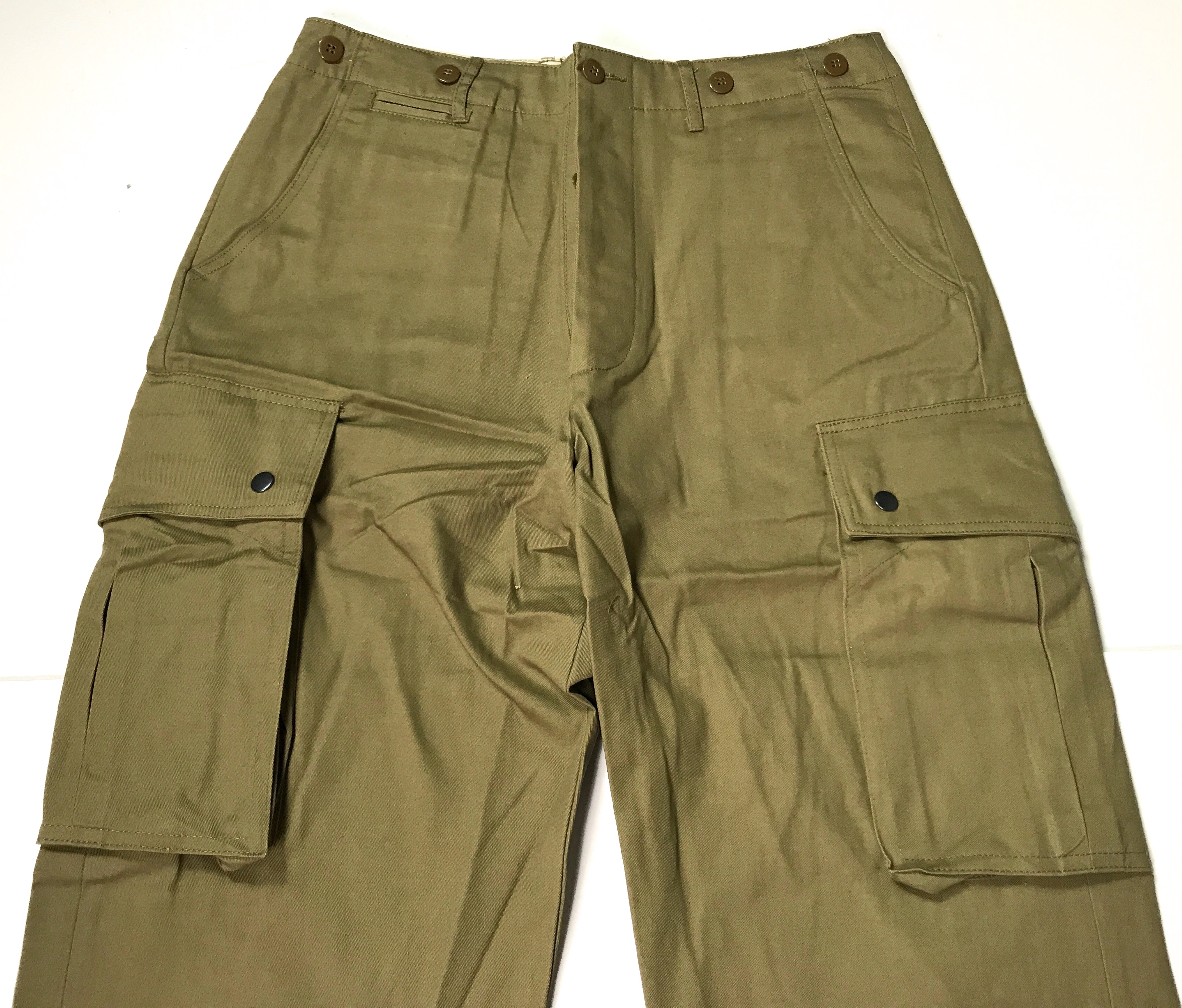WWII US AIRBORNE PARATROOPER UNREINFORCED M42 JUMP TROUSERS-3XLARGE