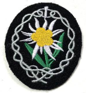 SS GERBIRSJAGER ENLISTED SLEEVE EDELWEISS
