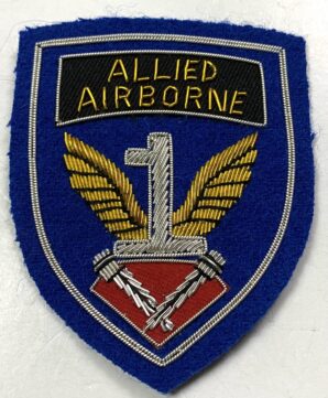 1ST ALLIED AIRBORNE "THEATRE MADE" PATCH-BULLION