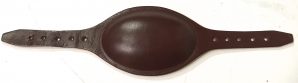 M1C M1D HELMET JUMP CHIN CUP-BROWN LEATHER