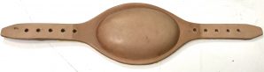 M1C M1D PARATROOPER JUMP CHIN CUP-NATURAL LEATHER