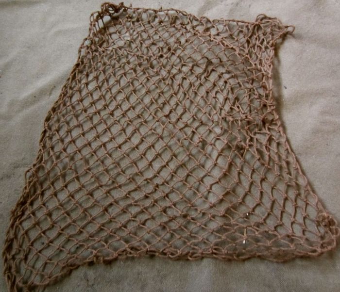 WWII U.S. 1 1/4 INCH HELMET NET-BROWN | Man The Line