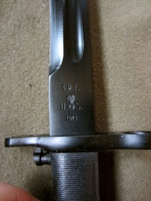 M1903 RIFLE 16 INCH BAYONET & SCABBARD