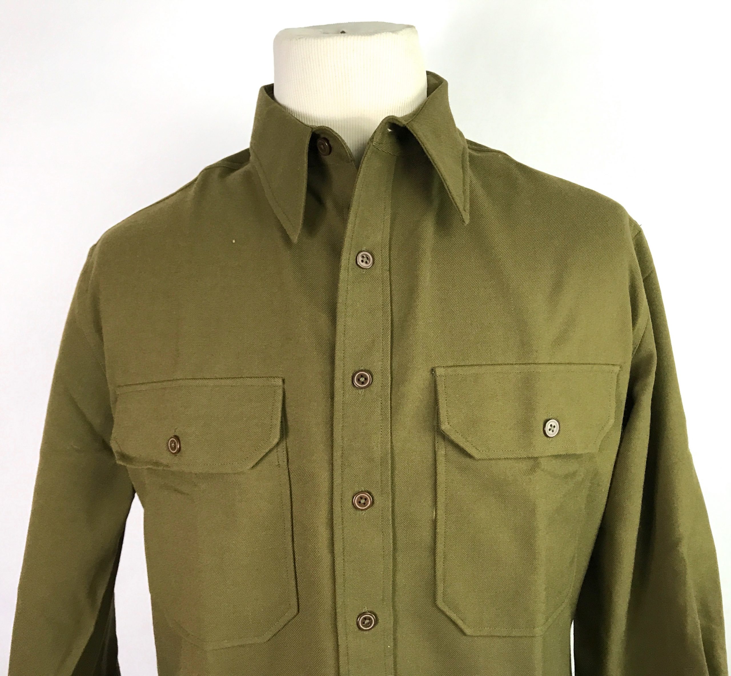 ww2 us army wool shirt