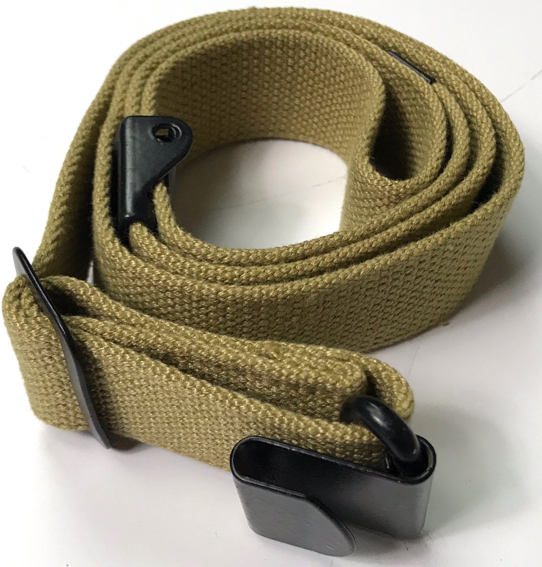 WWII US M1 GARAND RIFLE CANVAS CARRY SLING-OD#3 