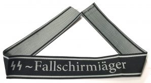 WAFFEN SS "SS PARATROOPERS" CUFF TITLE-BeVo
