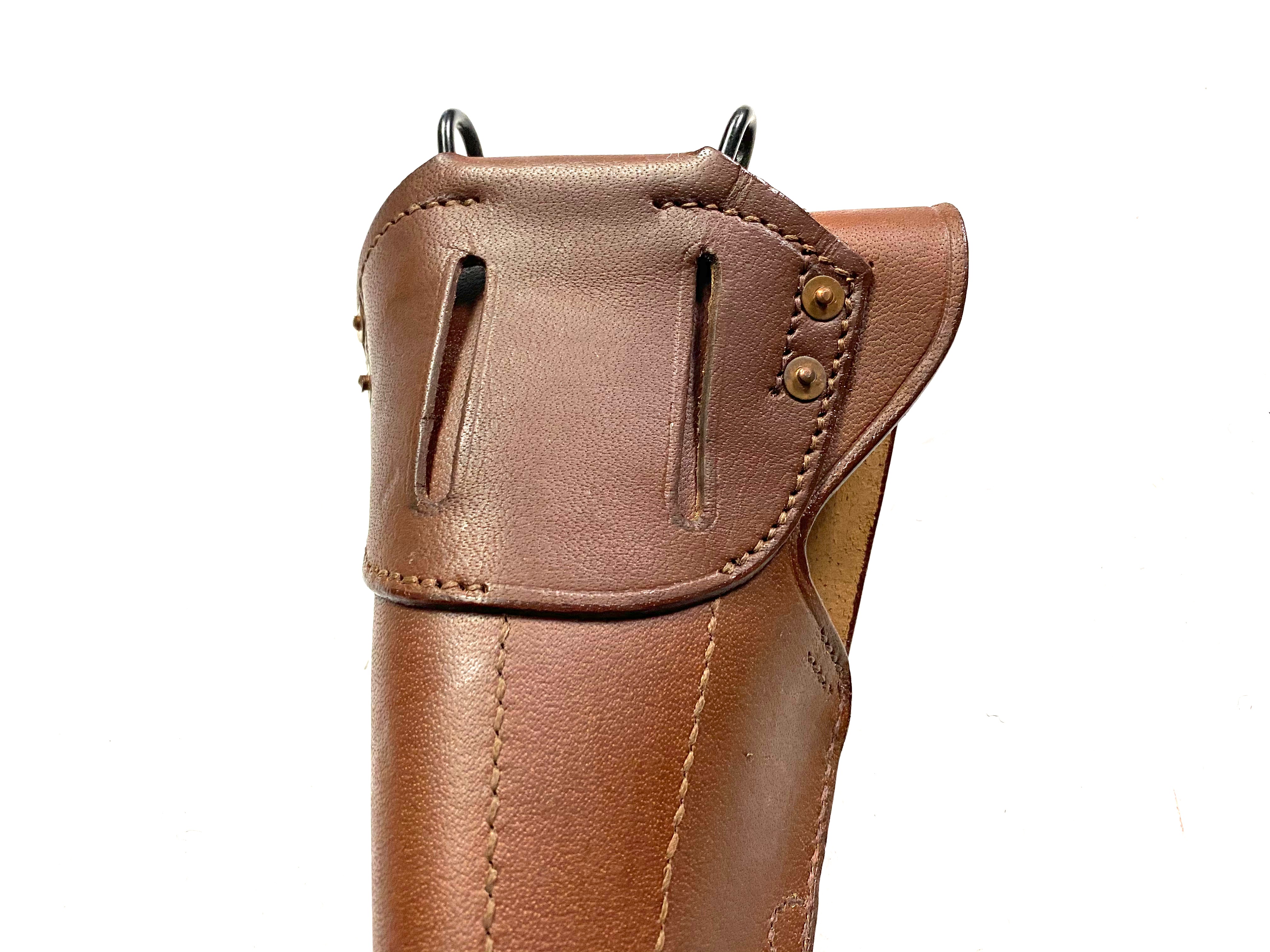 M1911 .45 LEATHER PISTOL HOLSTER | Man The Line