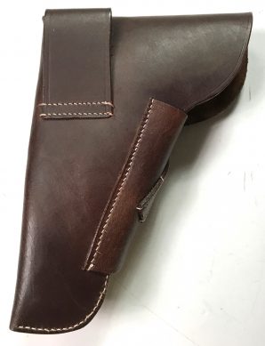 BROWNING 9MM HIGH POWER PISTOL HOLSTER-BROWN LEATHER