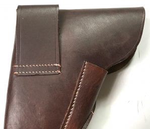 BROWNING 9MM HIGH POWER PISTOL HOLSTER-BROWN LEATHER