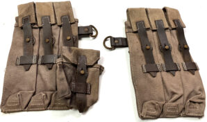 MP40 AMMO POUCHES -AGED & WEATHERED