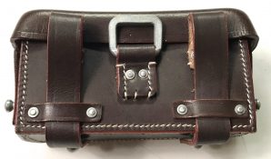 SANI MEDIC POUCHES BROWN LEATHER