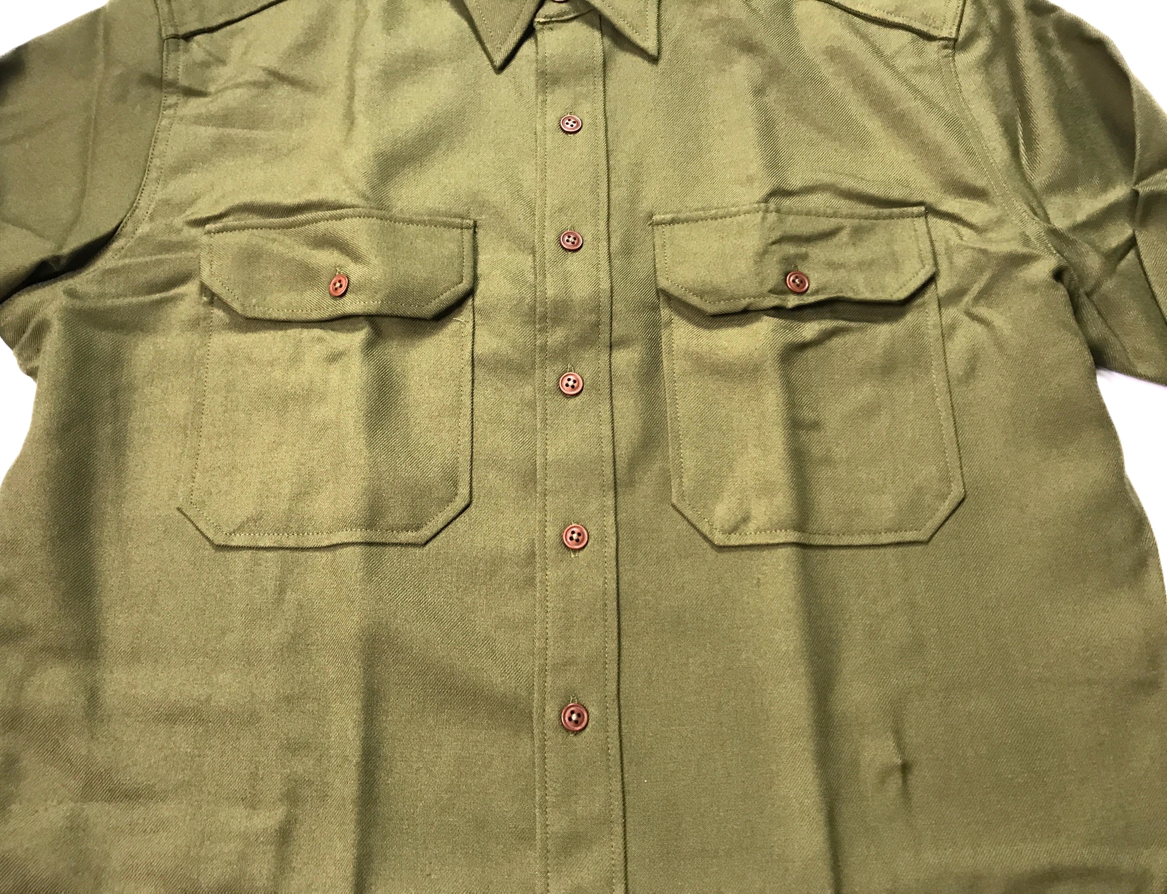 ww2 us army officer wool shirts