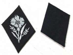 SS EM MARIA THERESIA 23RD DIVISION COLLAR TABS