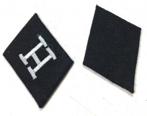 SS EM 1ST HUNGARIAN DIVISION COLLAR TABS