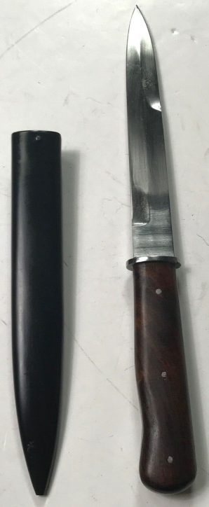 BOOT FIGHTING KNIFE AND CARRY SCABBARD-VERSION 2