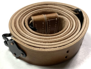 M1907 LEATHER RIFLE SLING-NATURAL LEATHER
