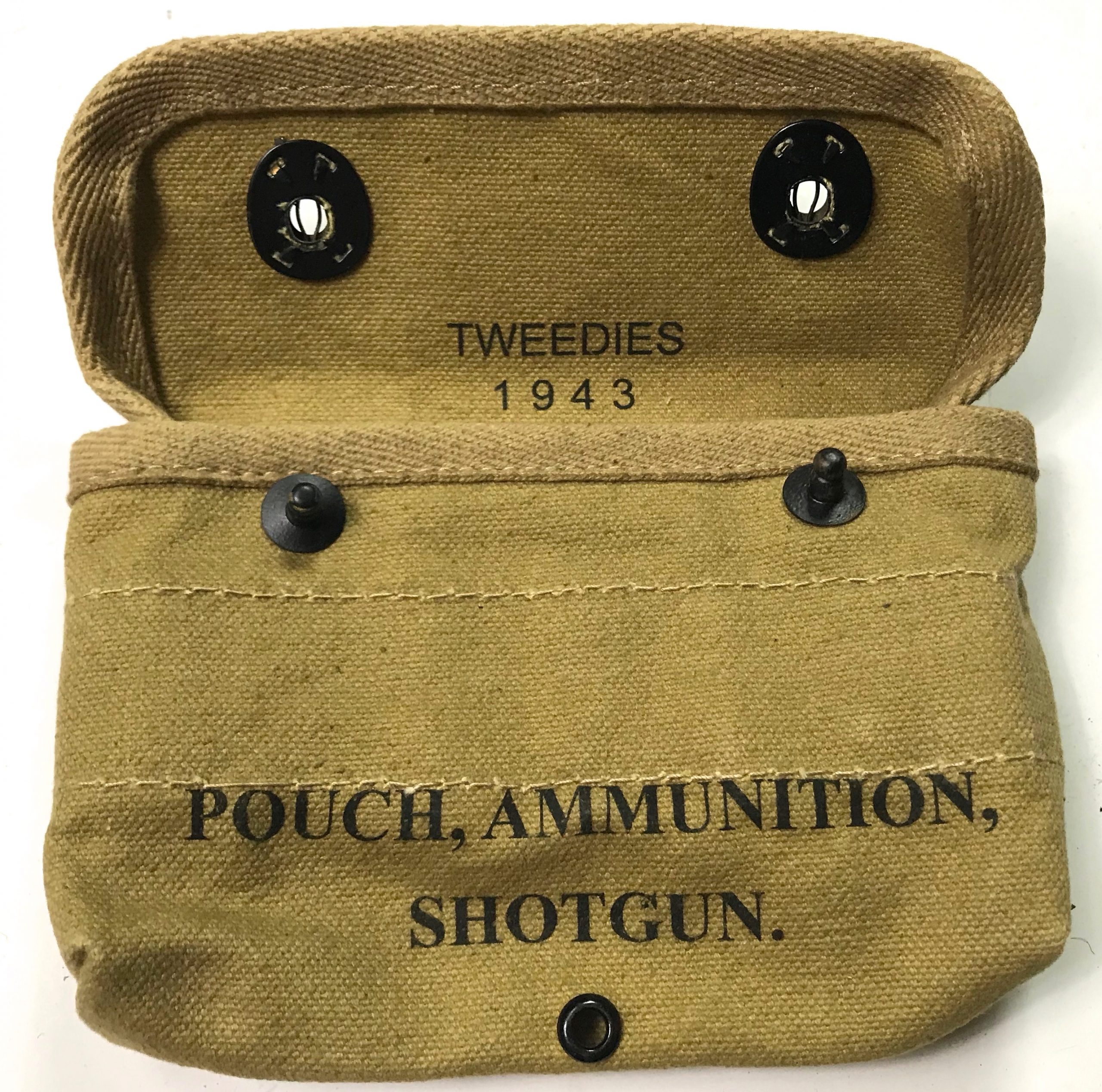 Army WWII Canvas Shotgun Shell Ammunition Pouch