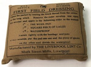 BRITISH ISSUE SHELL DRESSING FIRST AID KIT