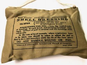 BRITISH ISSUE SHELL DRESSING FIRST AID KIT