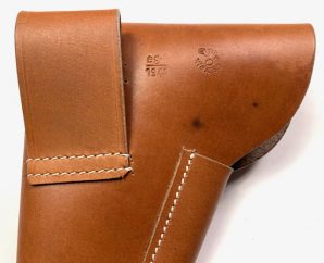 BROWNING 9MM HIGH POWER PISTOL HOLSTER-LIGHT BROWN LEATHER