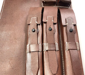 MP40 CANVAS CARRY BAG-BROWN LEATHER