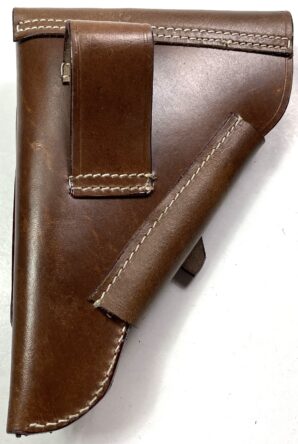 7.65 PISTOL HOLSTER-BROWN LEATHER