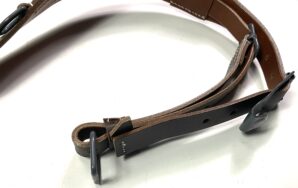 M1942 COMBAT LEATHER COMBAT Y-STRAPS-ALL BROWN LEATHER