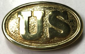UNION "US" ENLISTED BELT BUCKLE
