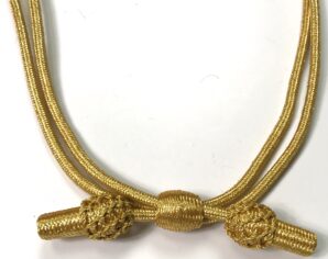 OFFICER HAT CAP CORD-GOLD