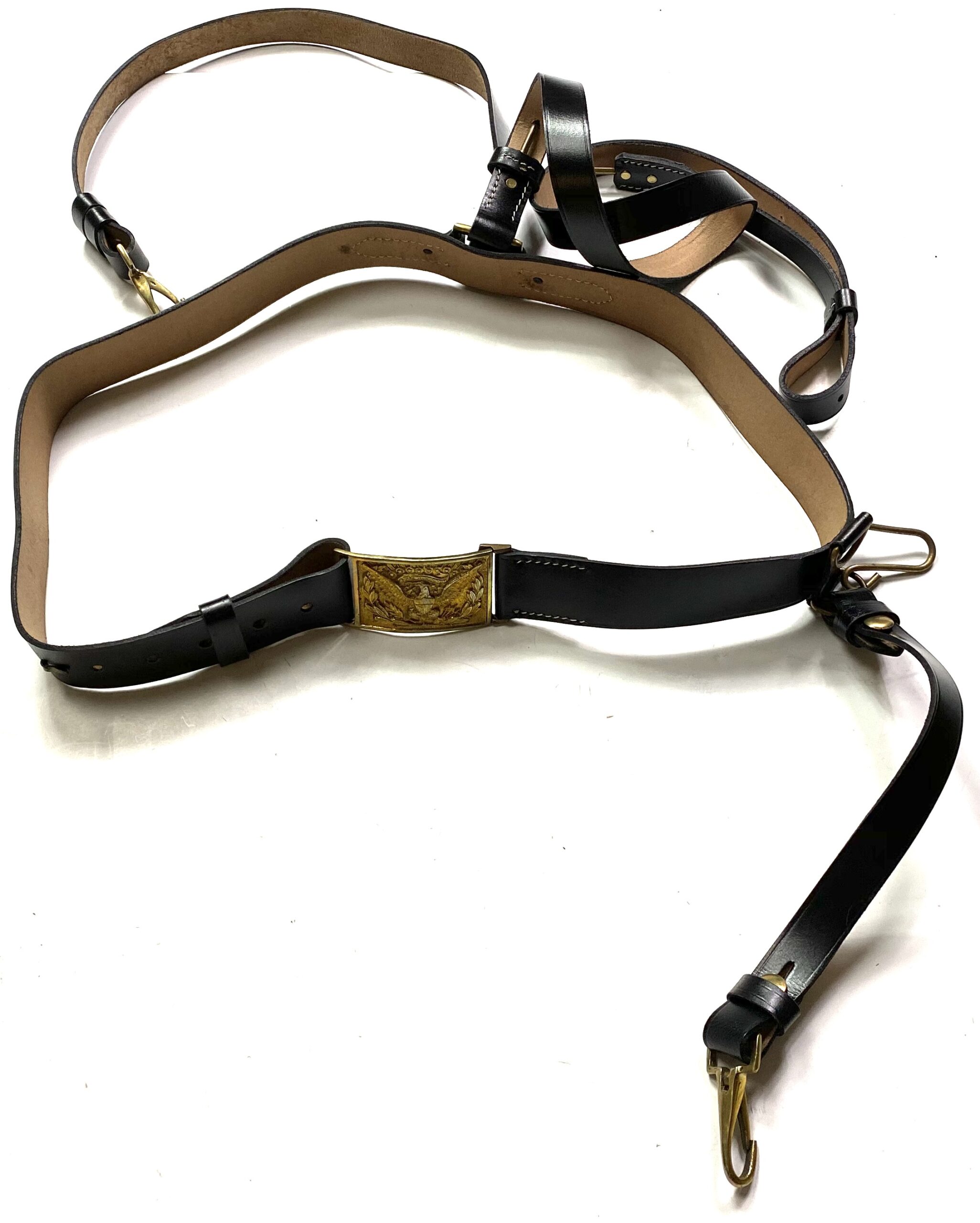 M1851 Buff Leather Sword Belt / SOLD