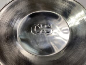 MESS PLATE- "CS" STAMPED