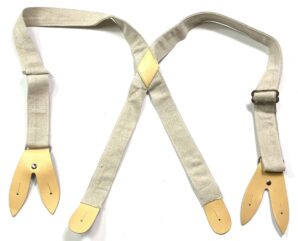 Trousers Suspenders-Cotton Weave